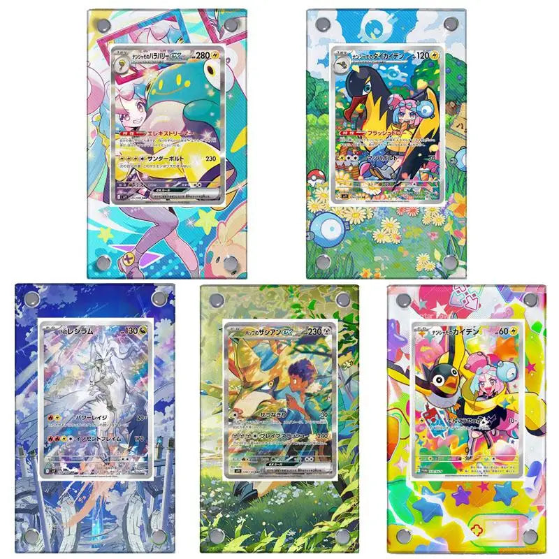 Pokemon Sv9 Iono Reshiram Acrylic Extended Painting Stuck Brick Cartoon Game Collection Card Display Stand Desktop Ornament Pokemon Sv9 Iono Reshiram Acrylic Extended Painting Stuck Brick Cartoon Game Collection Card Display Stand Desktop Ornament